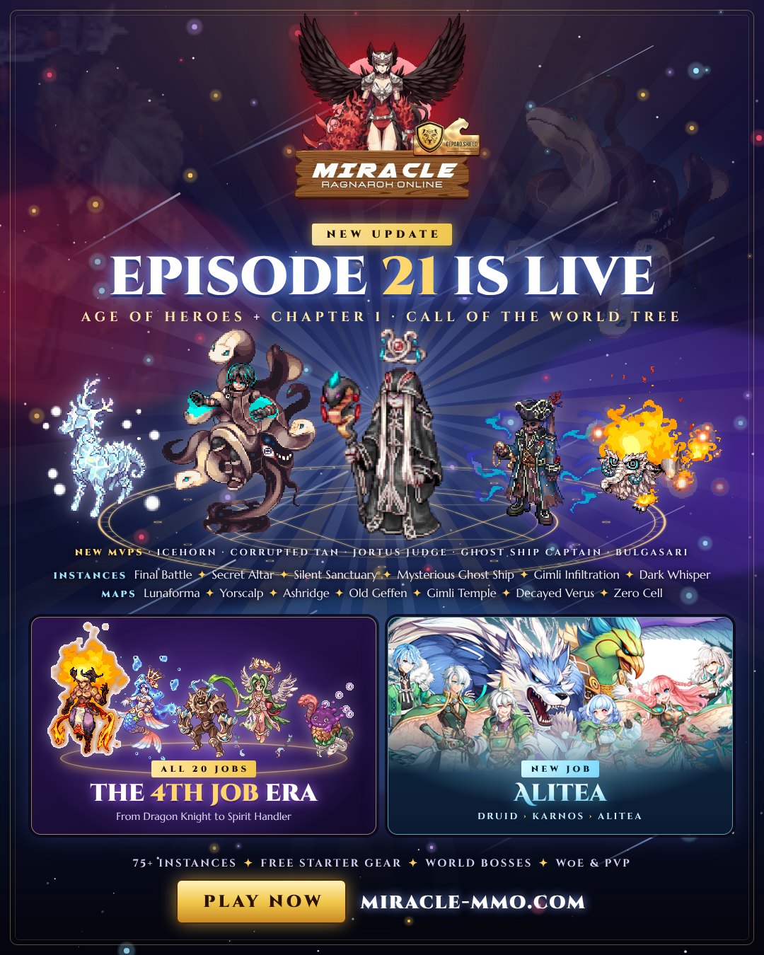 Episode 21 is live: Age of Heroes and Chapter 1, Call of the World Tree